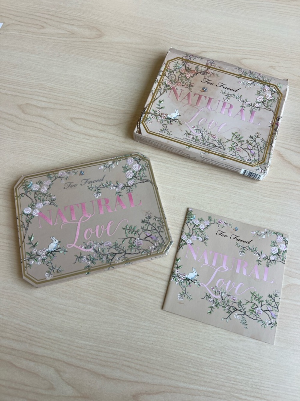 TOO FACED Natural Love ultimate neutral eye shadow collection palette makeup - Picture 2 of 12
